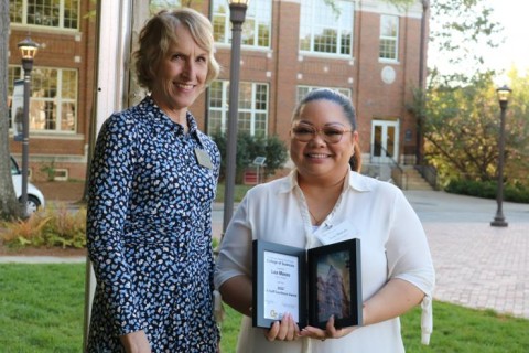 Staff Excellence Awardee Lea Marzo.