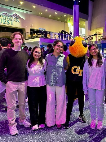 As a first-year, Iyer enjoyed diving into Tech's many events and activities, such as Georgia Tech Night at the Aquarium.