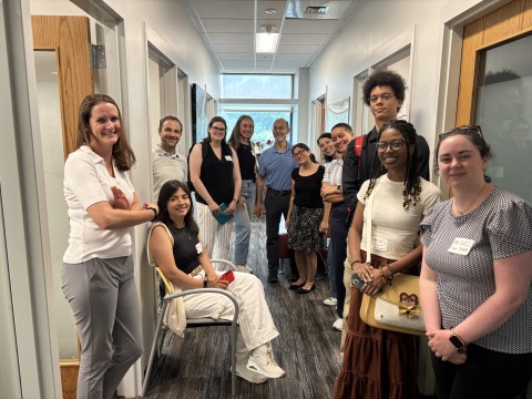 The first cohort of the Neuroscience and Neurotechnology Ph.D. Program were welcomed to campus during a launch event in August 2025. The first cohort of the Neuroscience and Neurotechnology Ph.D. Program were welcomed to campus during a launch event in August 2025.