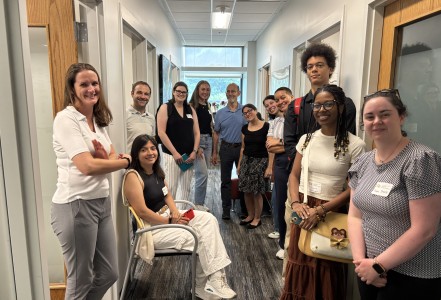 The first cohort of the Neuroscience and Neurotechnology Ph.D. Program were welcomed to campus during a launch event in August 2025. The first cohort of the Neuroscience and Neurotechnology Ph.D. Program were welcomed to campus during a launch event in August 2025.