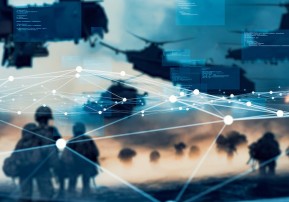 AdobeStock image depicting the use of AI in modern warfare