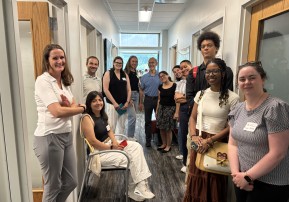 The first cohort of the Neuroscience and Neurotechnology Ph.D. Program were welcomed to campus during a launch event in August 2025. The first cohort of the Neuroscience and Neurotechnology Ph.D. Program were welcomed to campus during a launch event in August 2025.